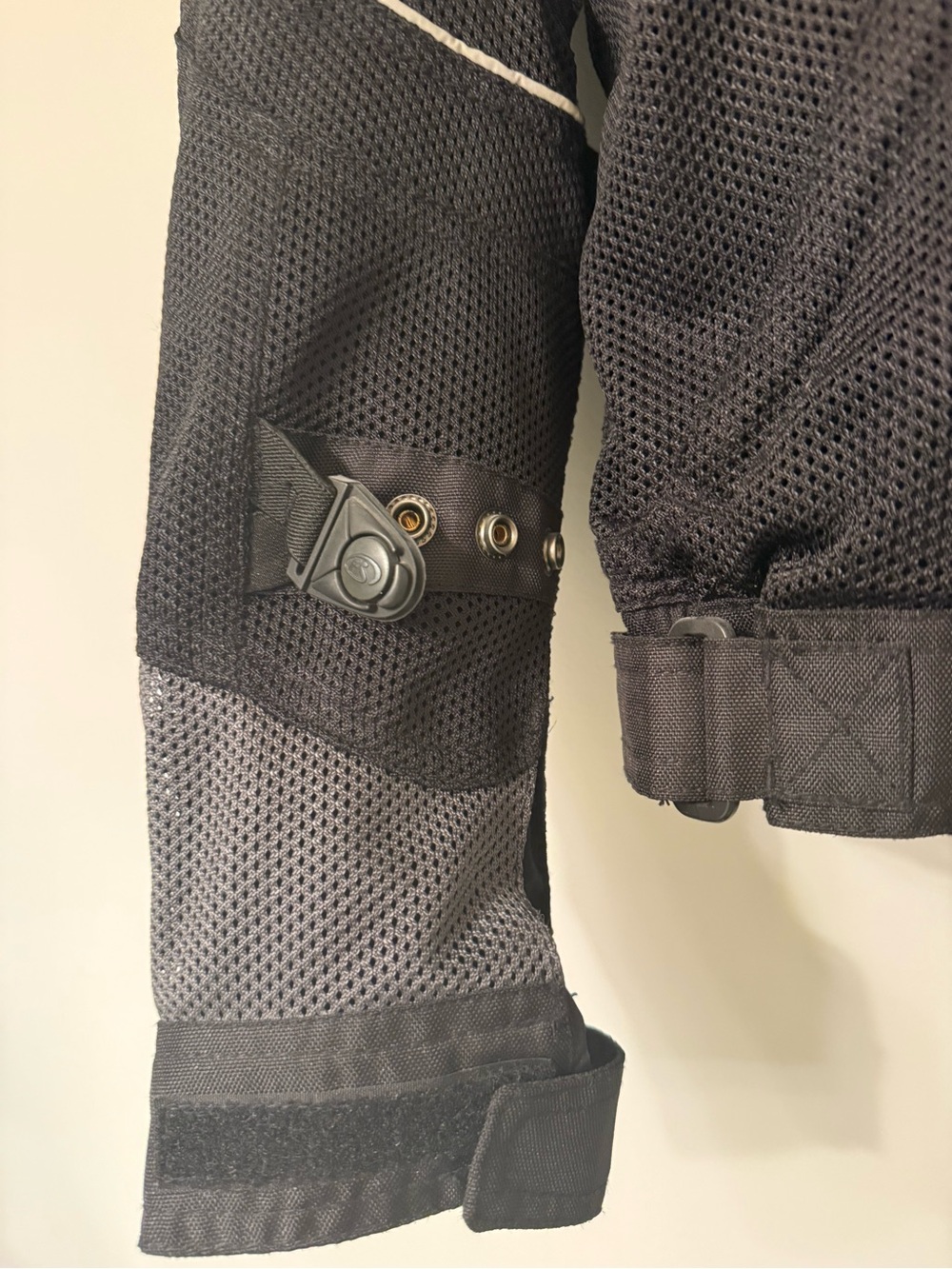 Women's Black and Gray Mesh Performance Jacket - Picture 7 of 16